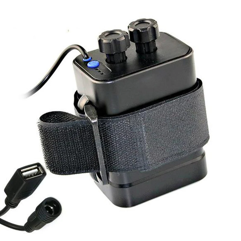 

Portable 6x18650 Battery Storage Box Waterproof DIY Battery Box 12V DC for Bike Light Smartphone 5V USB Battery Box Holder