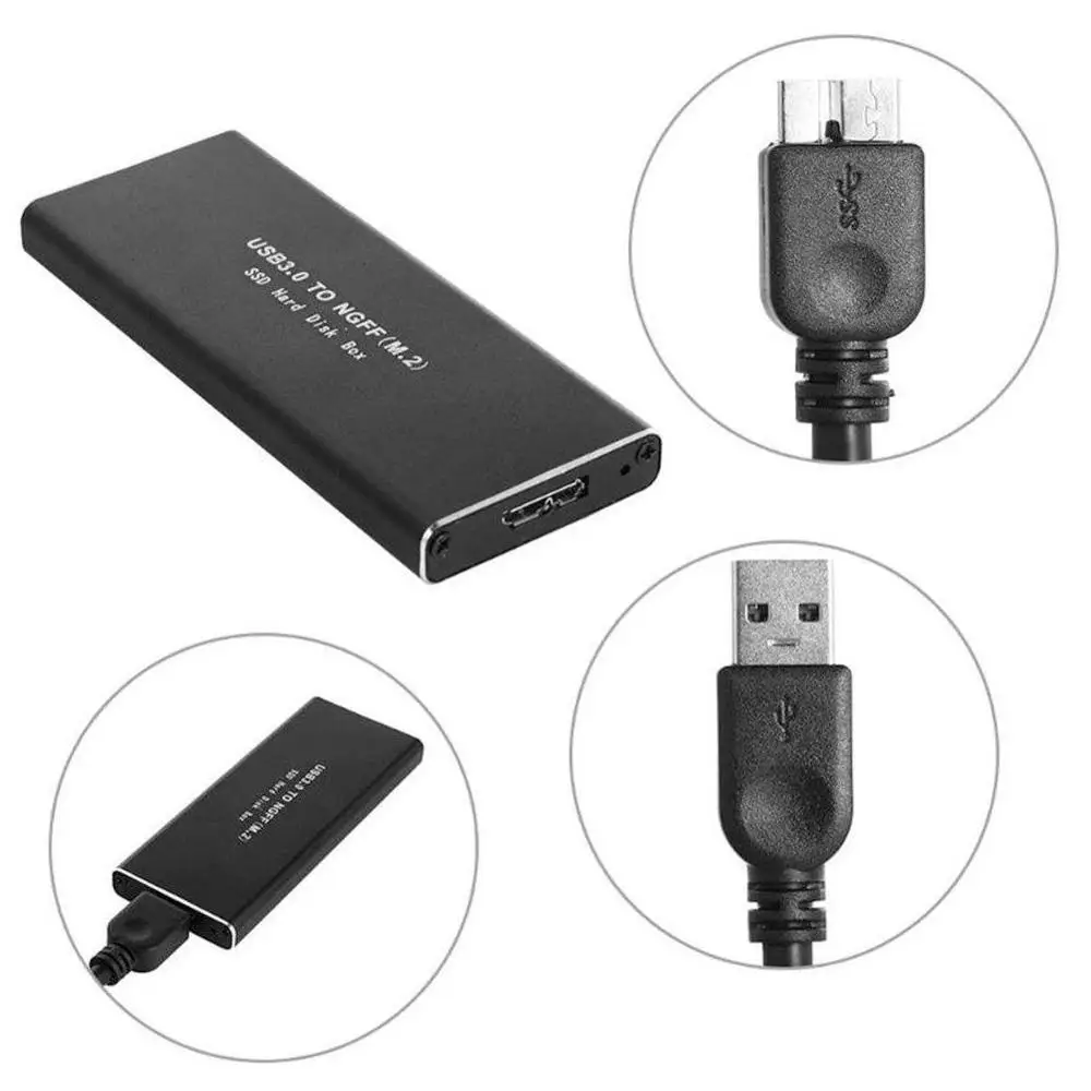 USB3.0 к USB3.0 Micro-B жесткий диск чехол SSD M.2 NGFF к USB3.0 HDD SSD адаптер Внешний корпус жесткого диска чехол коробка