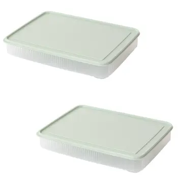 

2Pcs Durable Useful Egg Boxes Preservation Box for Storage Home