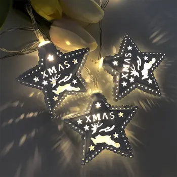 

1.5/3m LED Star Fairy String Light Christmas Garland Lighting Strings Battery Holiday Home Xmas Party Wedding Decorative Lamp