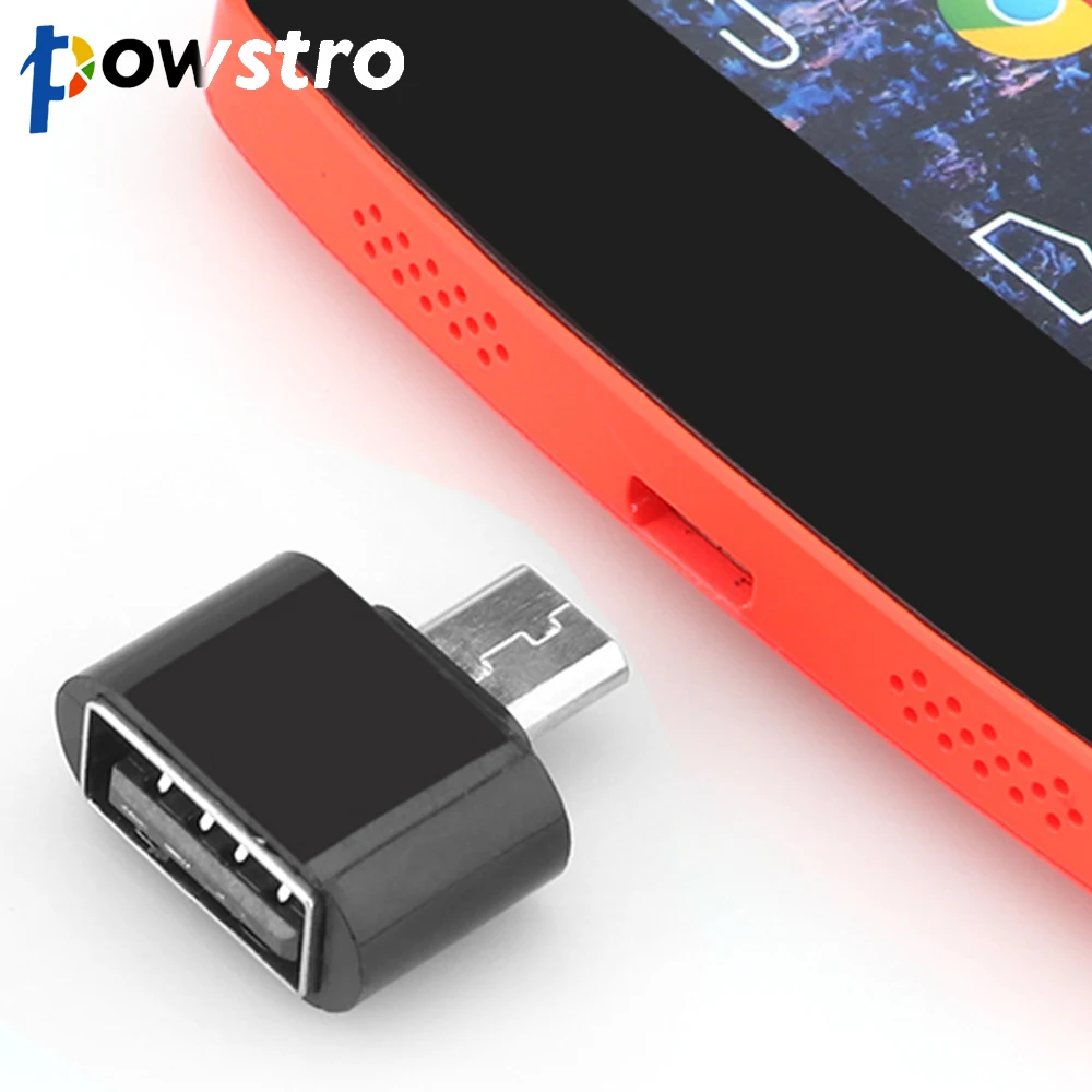 Адаптер конвертер OTG Micro USB в 2 0 мама умный Комплект для подключения адаптер