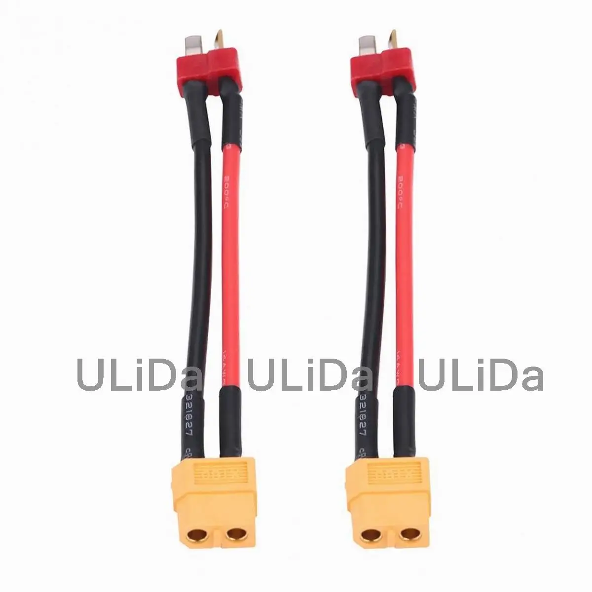 2 шт. XT60 / XT 60 штекер T Plug (или папа к женскому T) адаптер (стиль Deans) Кабель зарядного