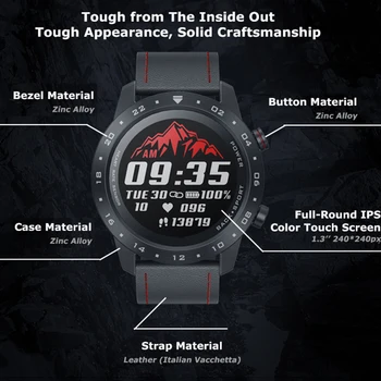 

Newest 2020 Fashion Smartwatch Health&Fitness Waterproof/Better Battery Life Classic Design Bluetooth 5.0 Gifts For Android/IOS