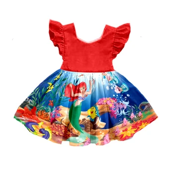 

Baby girls' dresses with cute prints design childen clothes frock design