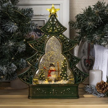 

Light tree figure "Snowman", 29x23x9 cm, from baht. 3 * AA (not included), T / WHITE 4357343