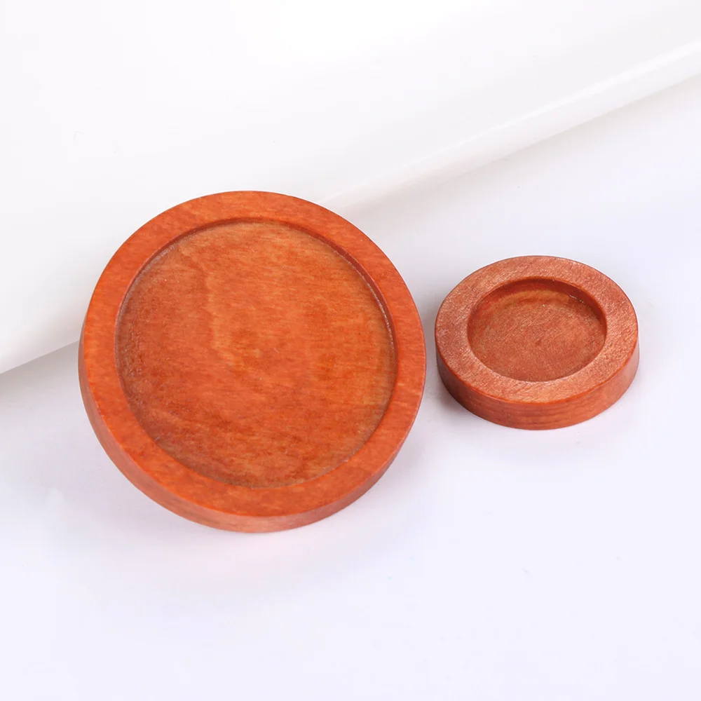 10 шт. полые рамки деревянные круглые ожерелья Нижний Кронштейн основа уход рамка