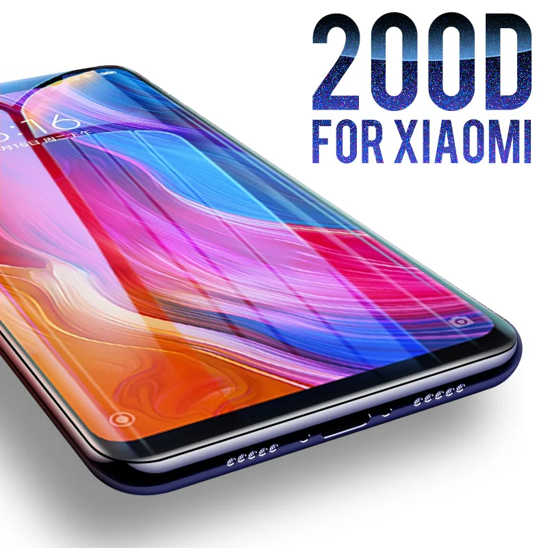 Стекло 200D для Xiaomi mi 9 8 lite 9T Pro закаленное защитное стекло защита экрана Redmi Note K20 с