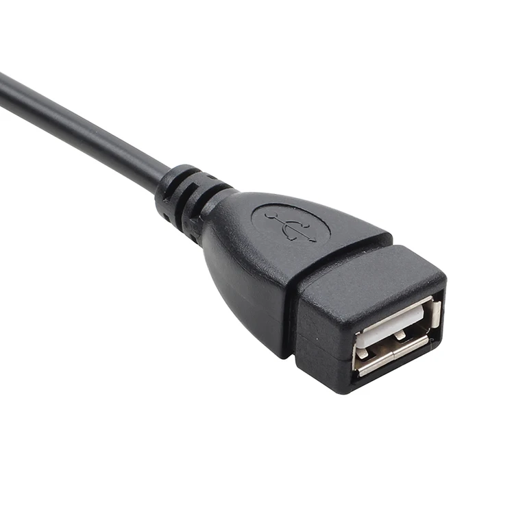 Правый локоть Автомобильный MP3 кабель мини-usb к USB OTG автомобильный аудио u диск Т-порт кабель с адаптером U диск музыка V3 линия для автомобиля