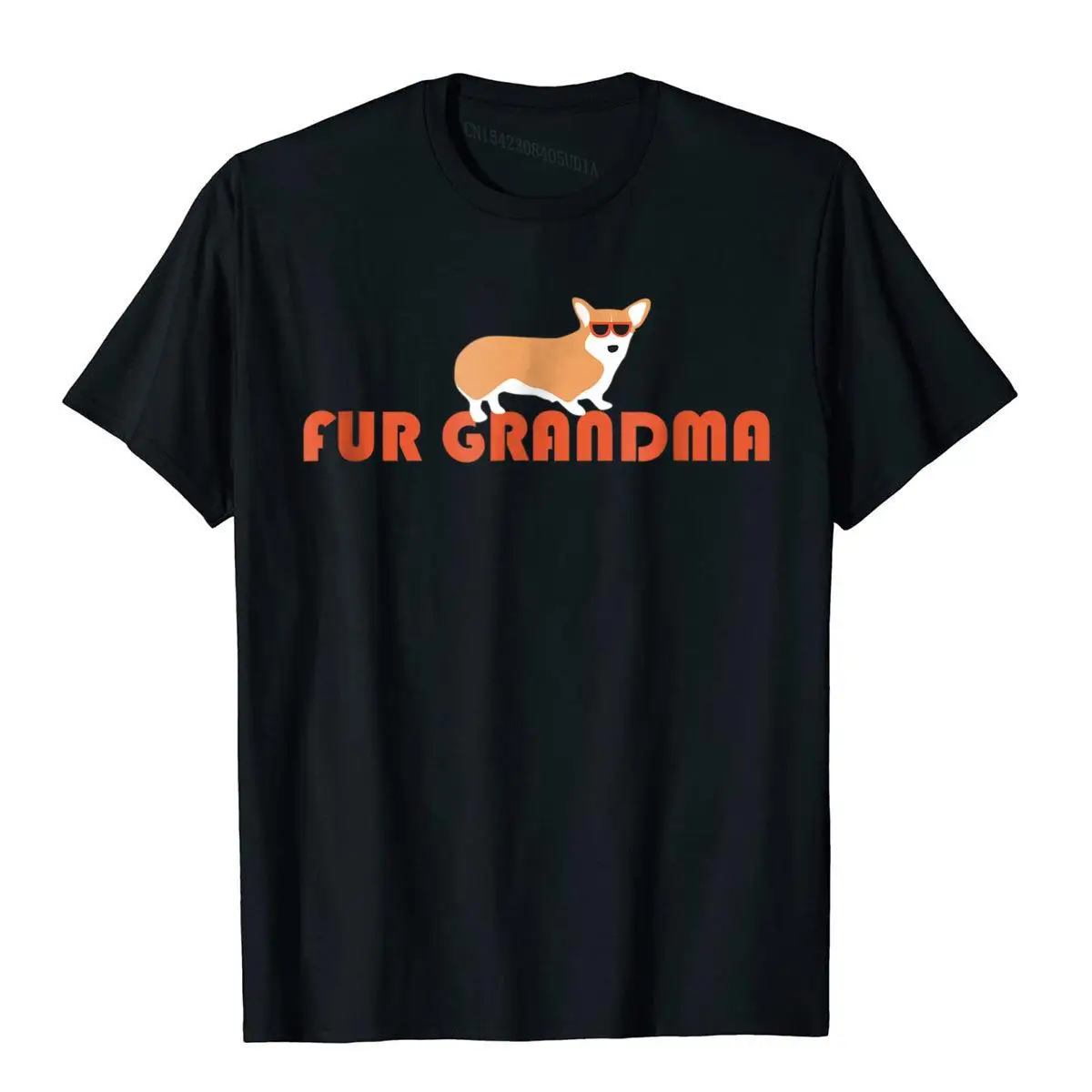 Funny Dog Shirt Fur Grandma Corgi Gift__A10688black