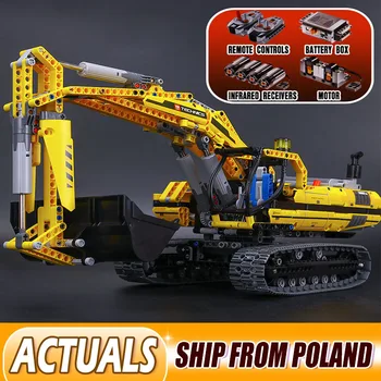 

20007 Technical Motors Toy 1123pcs lepining 8043 the Motorized Excavator Model Classic Car Toys Children Building Blocks