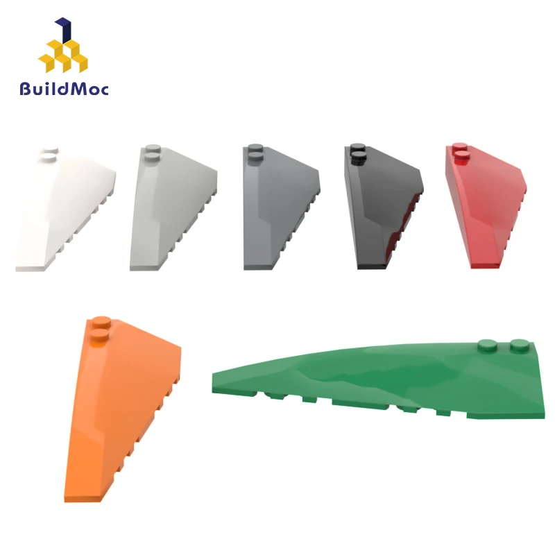 

BuildMOC Compatible For 50955 3x10 curved wedge brick For Building Blocks Parts DIY electric Educational