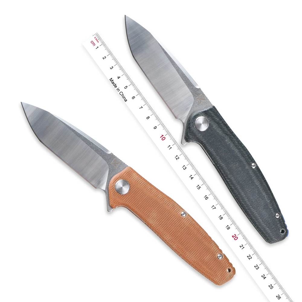 

CS GO Knife 14C28N blade outdoor tactical folding knives Micarta handle camping self-defense pocket tool hunting cutter yx-751