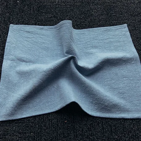 Light blue 40*29 см, однотонный коврик в японском стиле, салфетка из хлопка и льна, десертные столовые салфетки, чайные полотенца, кухонные салфетки для посуды, салфетки - Цвет: Light blue