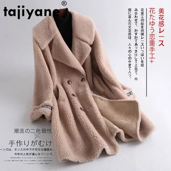 

Autumn Winter Coat Women Clothes 2020 Real Fur Coat Female Wool Jacket Sheep Shearling Tops Korean Vintage Abrigo Mujer ZT4679