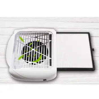 

New 80W Nail Dust Suction Collector Large Strong Low Noise Vacuum Nails Cleaner X7JA