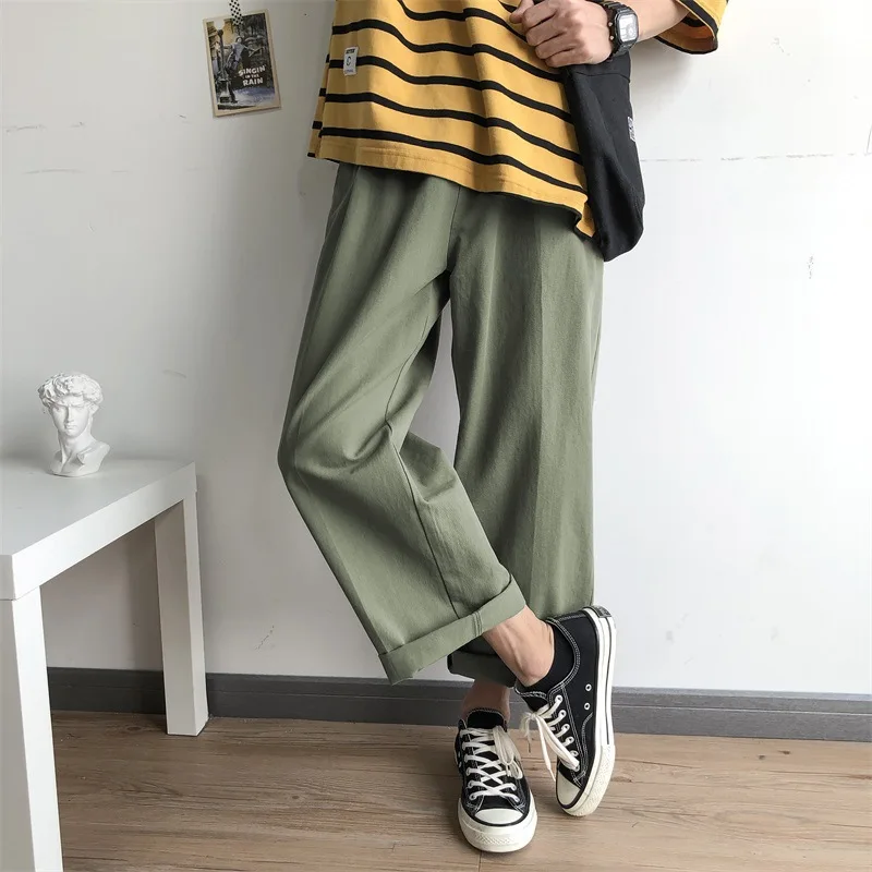 

Pants Women's Summer Thin Section Japanese-style Pendant Sense Loose Pants Straight-Cut Slimming Casual Pants Workwear INS Popul