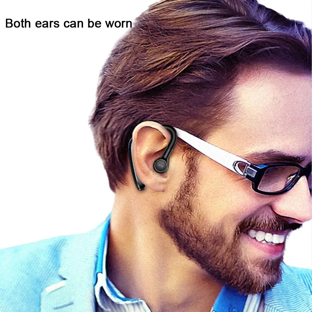 Vehemo, Bluetooth 5,0, 180 °, вращение, Автомобильная Bluetooth гарнитура, спортивные наушники, Bluetooth наушники, светильник, взвешенная гарнитура для бизнеса