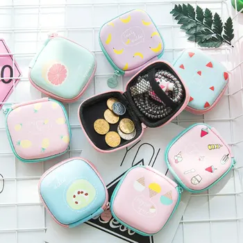 

Headphone Stand For Headset Earbuds Memory Card Money Key Box Organizer Earphone Bag Case Storage Carrying Hard Box