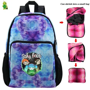 

Mochila Feminina Sally Face Backpacks Foldable Backpack Galaxy Teens School Bookbags for Girls Men Laptop Backpack Travel Bags