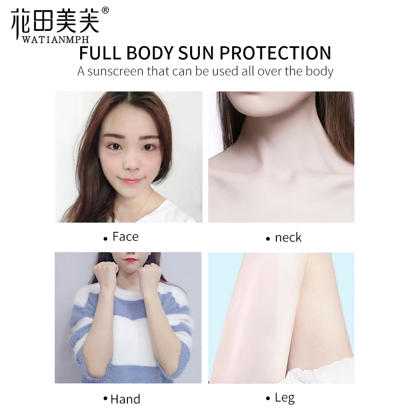WATIANMPH SPF 50 солнцезащитный крем для лица и тела, отбеливающий солнцезащитный крем от солнца, защитный крем для кожи, увлажняющий крем для женщин и мужчин с масляным контролем