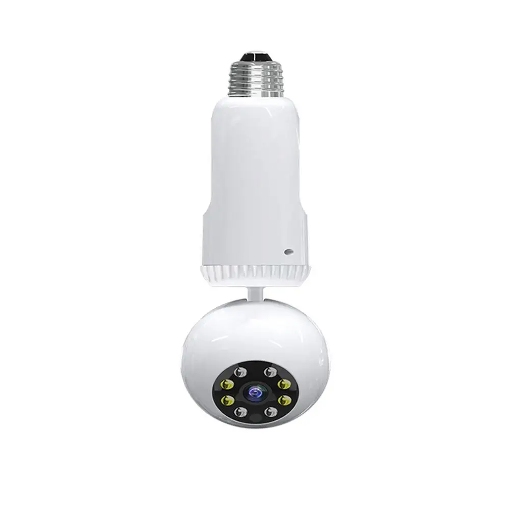 action camera hd HD 1080P 360 Rotate Auto Tracking Panoramic Camera Light Bulb Wireless Wifi Camera Remote Viewing Security old action camera Action Cameras