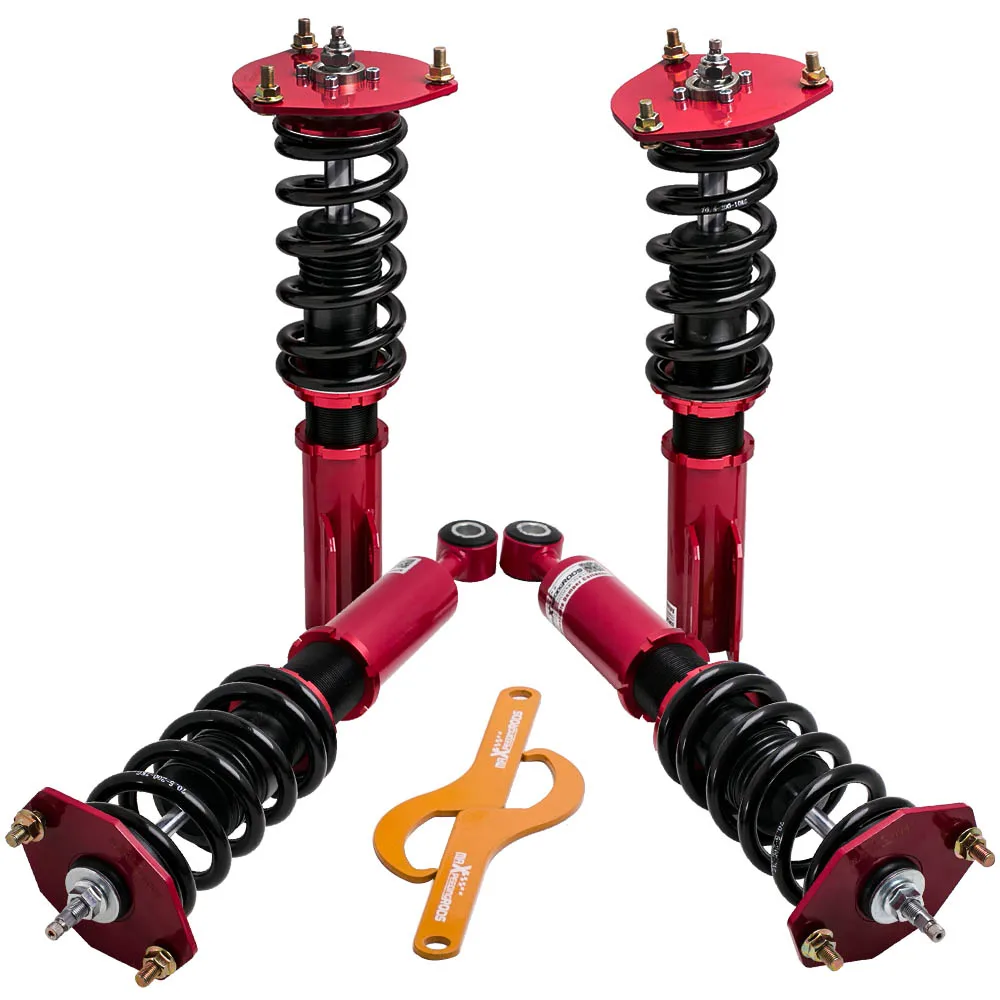 

Амортизатор Coilover Shock 24 way для Mitsubishi 3000GT 91-99 VR4 FWD Red
