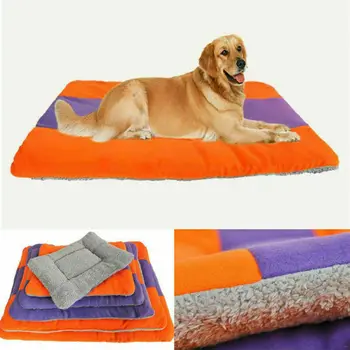 

Pet Nest Dog Bed Cat House Soft Fleece Ultra Durable Mat Winter Warm Sleeping Bed Sofa Comfortable Pets Mats Household Items