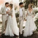 Boho-Beach-Bohemian-Wedding-Dresses-2020-Woman-s-Plus-Size-Bride-Gowns (8)_conew1