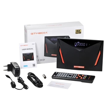 

Gtmedia V8 UHD DVB-S2/S2X DVB-T2 DVB-C ATSC-C ISDBT Built in WiFi Satellite Receiver 4K TV box