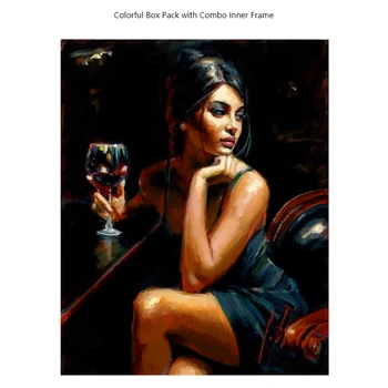 

CHIFEIYANG Digital Oil Paitings DIY Painting Set For Indoorsman's Loneliness-killer DIY Unique Self-made Artwork With Frame