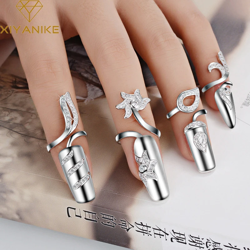 XIYANIKE 925 пробы серебряные Новые Креативные кольца для открытия очаровательные