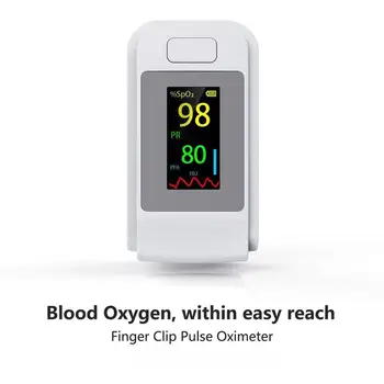 

SO911 Professional Finger Oximeter Portable Pulse Oximeter Heart Rate Monitor with LED Alarm Screen Measure SpO2 PR and PI