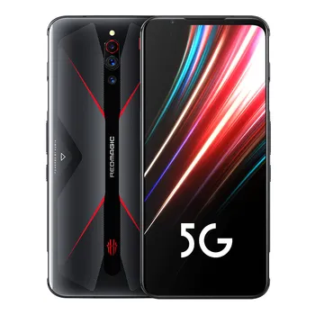 

CN version Global ROM Nubia Red Magic 5G game Phone gaming android 12GB 256GB Snapdragon 865 screen 144hz cooling fan cell phone