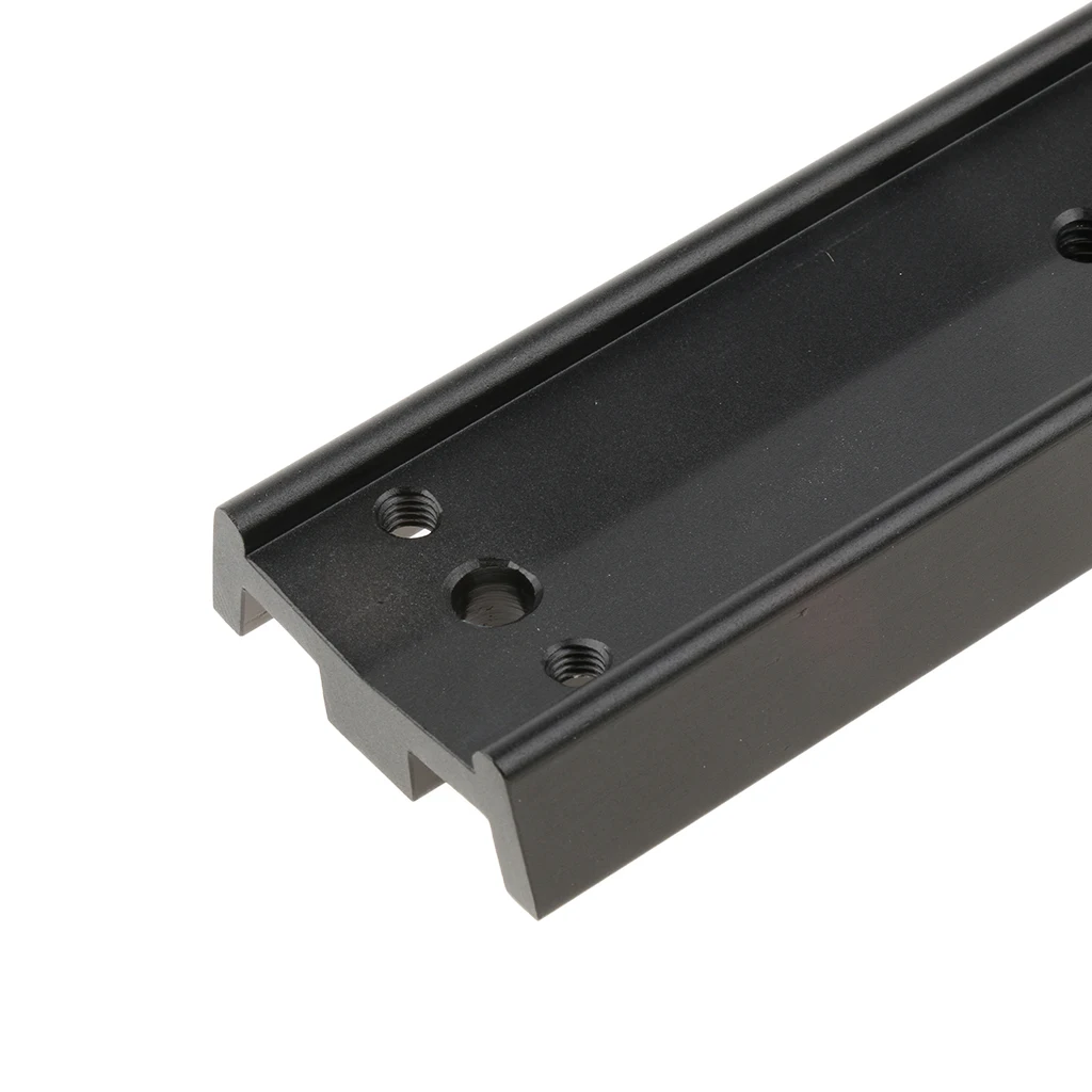 Metal Telescope Dovetail Mounting Plate for Equatorial Tripod Long Version - 210mm (Black)