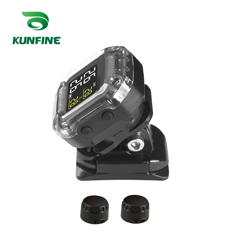 Waterproof Smart Motorcycle TPMS Tyre Pressure Monitoring System Digital LCD Display  Security Alarm Systems With 2 Sensors M3-C-WI MAIN (2)