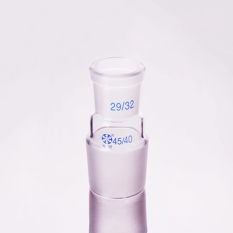 Borosilicate Glass Joint Female 29/32 Male 45/40 Glass reducing Adapter A type connector lab glass supplies lab glass adapter