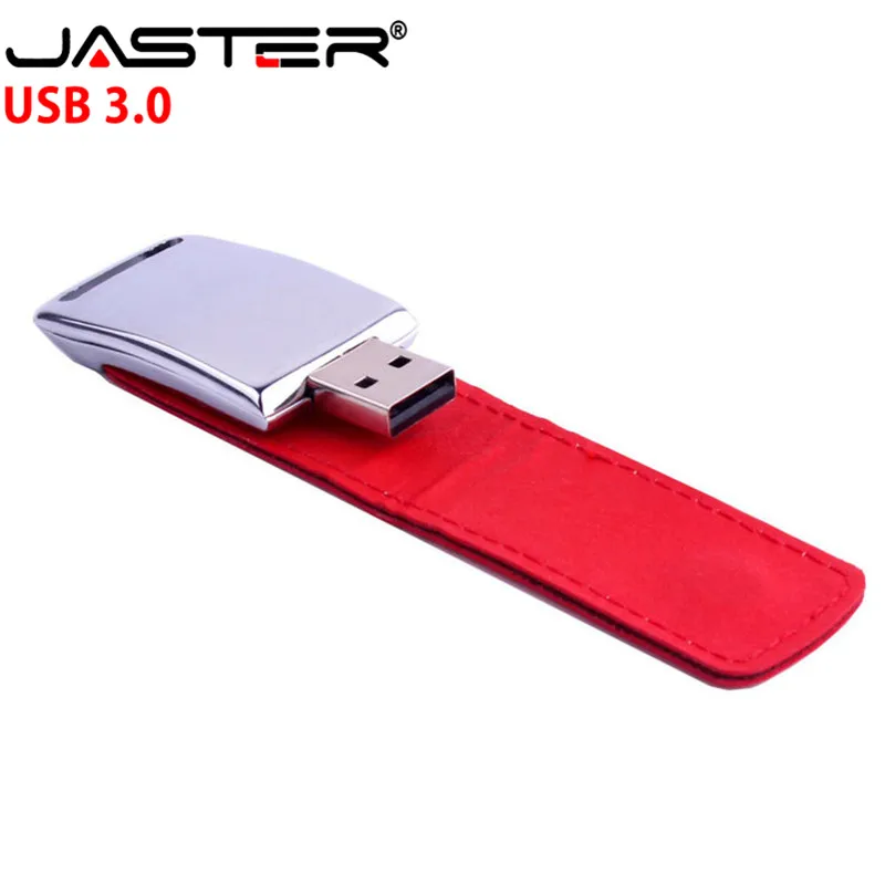 JASTER USB 3,0 логотип клиента металлическая кожа usb+ Подарочная коробка usb флеш-накопитель Флешка 4 ГБ 8 ГБ 16 ГБ 32 ГБ 64 Гб карта памяти U диск