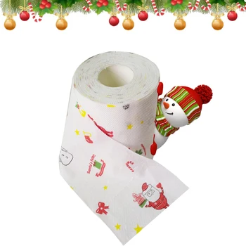 

2019 Merry Christmas - Santa Claus Toilet Paper Tissue Table Room Home Decor HOT
