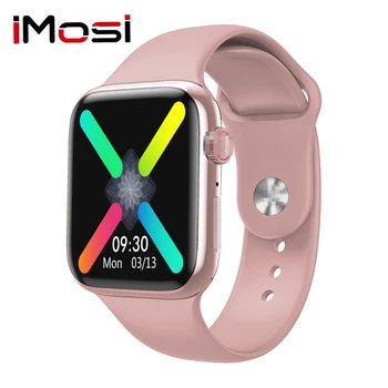 

F10 Smart Watch Full Touch Screen Heart Rate Blood Pressure Sports Tracker Fitness W98 For Apple IOS Android PK Iwo 8 9 10 W88