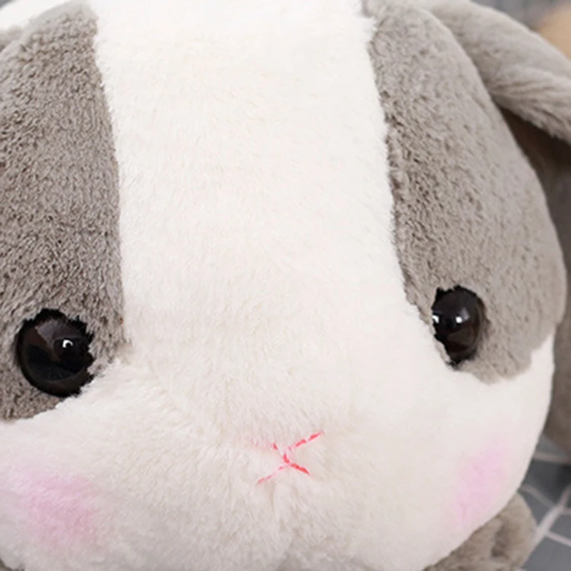Lop Rabbit Pillow Cartoon Plush Head Rabbit Big Pillow Rabbit Plush Toy Doll