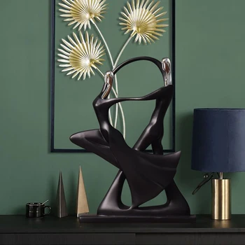 

Statue Sculpture Figurine Accessories Resin Room Decoration Modern Geometric Vintage Abstract Decor Artware Character