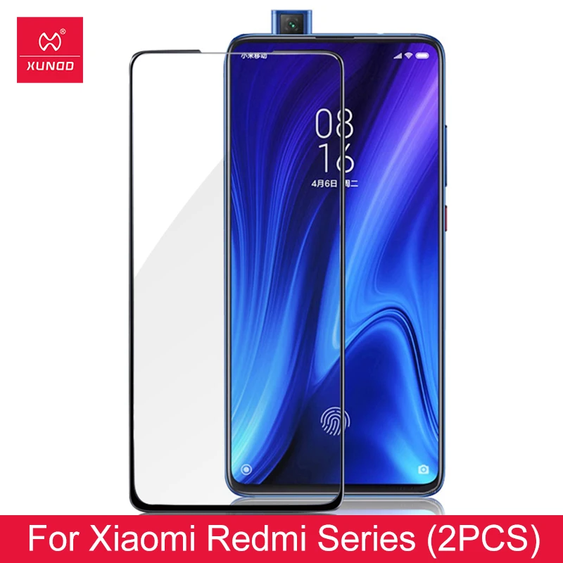 2 шт. Экран протектор для спортивной камеры Xiao mi Red mi Note 7 7pro 8 8pro K20 K20pro mi 9t mi 9 T Pro защитное закаленное Стекло 2.5D Защитная пленка для телефона