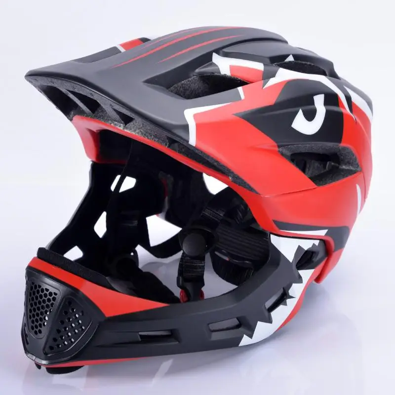 Bicycle Helmet Children Balance Bike Full Helmet Integrally-molded Outdoor Cycling Accessories Bike Helmet - Цвет: red