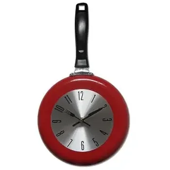 

Wall Clock Living Room Kitchen Dining Room Creative Wall Clock Clock Living Room Creative Home Omelette Pan Clock Wall Clock