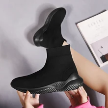 Женские ботильоны на платформе; прогулочная обувь; кроссовки для спорта на открытом воздухе; Роскошные Дизайнерские тройные кроссовки для девочек