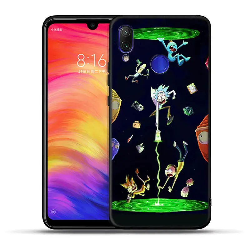 H1368 Аниме Рик и Морти мультфильм аниме чехол для Xiaomi Redmi Note 7 7A 6 Pro 6A 5A Prime Mi A1 5X A2 Lite 6X4X5 плюс Pocophone F1 - Цвет: H1368