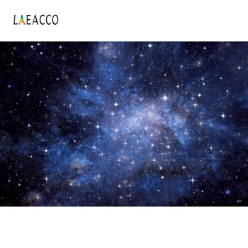 

Laeacco Backdrops Shiny Stars Universe Starry Sky Photocall Portrait Vinyl Photographic Backgrounds For Photo Studio Decoration