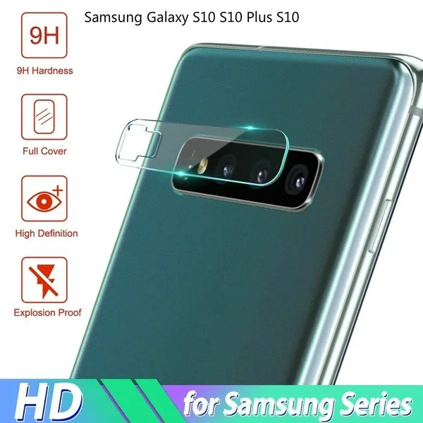 

Back Camera Lens Tempered Glass For Samsung Galaxy S8 S9 S10 Plus S10+ S10e Note 9 Full Cover Case Protective Glass Accessories