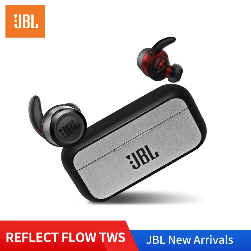 Original JBL Reflect Flow Bluetooth Wireless Ture Wireless Sports In ear Earbuds With Mic Charging Case IPX7 Waterproof Headset
