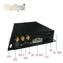 Школьный автобус такси прицеп грузовик автомобиль AHD 1080P 4 канала двойная sd-карта Мобильный DVR с gps 3g 4G wifi